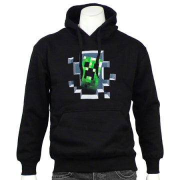 Sweat à capuche 100 % coton à motif Minecraft™ (du 6 au 16 ans) | PUTTY