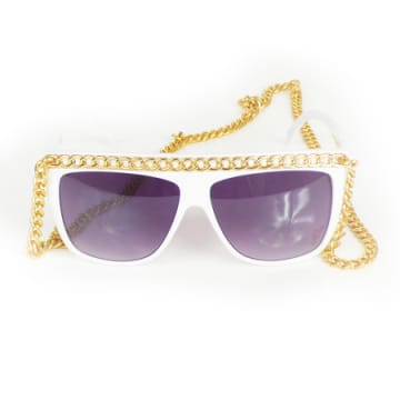 Lunettes De Soleil Vintage Roses Et Or - Cadre Surdimensionné Avec Pierres - Style Rétro Chic Années 80/90 - Marque SPEXX