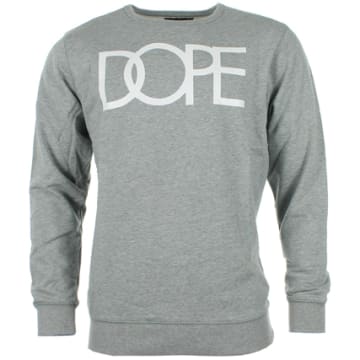 Sweat Dope Couture Kush Krew – Couleur Gris – Taille M – Neuf Sans étiquettes