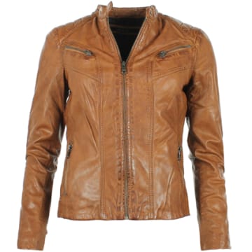 Veste Femme Cuir Redskins Couleur Bordeaux - Taille 38, Cuir Croustillant, état Comme Neuf, Vintage