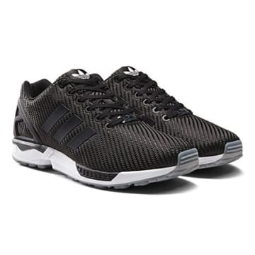 Adidas Originals Baskets adidas ZX Flux Carbon Black Black LaBoutiqueOfficielle