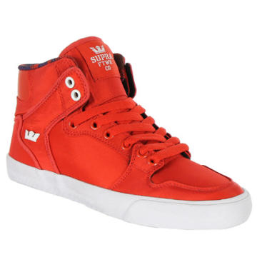 Supra Baskets Femme Supra Vaider Rouge Blanc LaBoutiqueOfficielle
