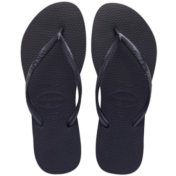  Havaianas - Tongs Femme Slim Noir