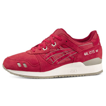 Asics Baskets Gel Lyte III Rouge Rouge LaBoutiqueOfficielle