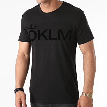  OKLM - Tee Shirt Classic Logo Noir Typo Noir