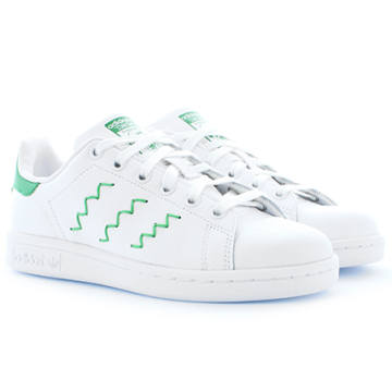Adidas Originals Baskets Femme Stan Smith W Blanc Vert LaBoutiqueOfficielle