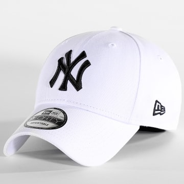 New Era - Gorra de béisbol 9Forty League Basic New York Yankees Blanca