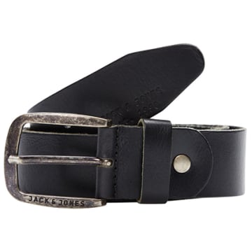  Jack And Jones - Ceinture Paul Leather Noir