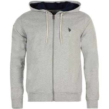 Sweat à capuche kodytown zippé gris clair American Vintage | La Redoute