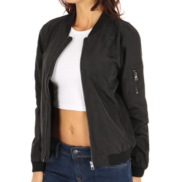 Only - Bomber Femme Linea Noir - LaBoutiqueOfficielle.com