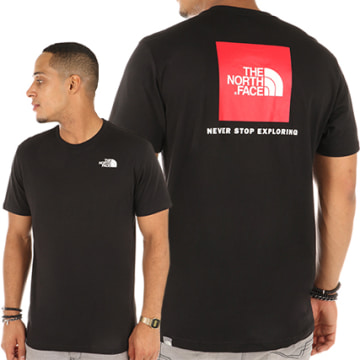  The North Face - Tee Shirt Red Box Noir