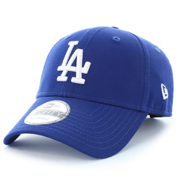 New Era - Casquette League Essential 9Forty Los Angeles Dodgers Bleu Marine Blanc