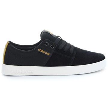 Baskets Supra Toddler 13 En Daim Noir - Chaussures Skate, Occasion Très Bon État