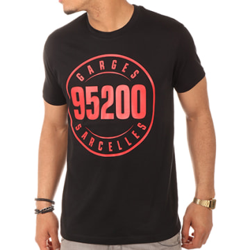Passi - Tee Shirt 95200 Noir Rouge