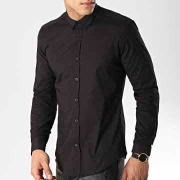LBO - Camisa Manga Larga Slim Fit 158 Negro