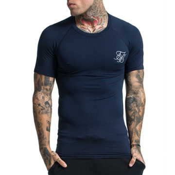 Bleu Marine SIKSILK | T-shirts imprimés