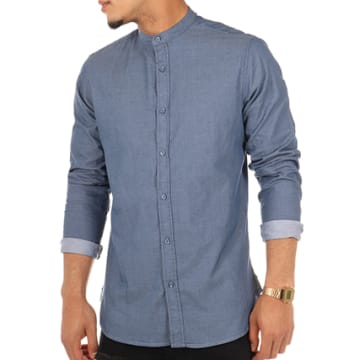 Chemise Tokyo Laundry Bleu Taille M - Occasion En Très Bon État, Prix Réduit