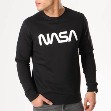  NASA - Sweat Crewneck Worm Logo Noir