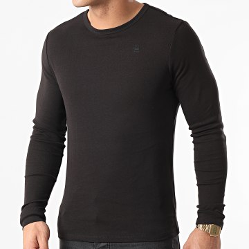  G-Star - Tee Shirt Manches Longues Classic D07204-124 Noir