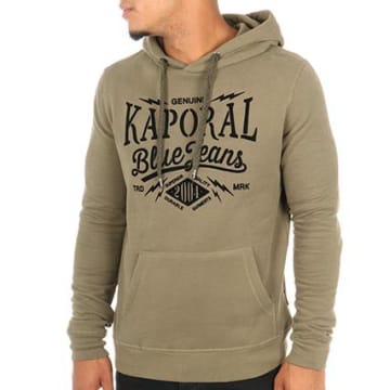 Sweat-shirt Sportswear KAPORAL Sweat Sweat Non Zippe Gris Chiné Taille