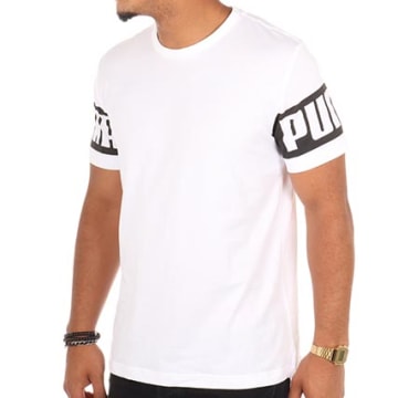 Puma Tee Shirt Rebel 592453 Blanc LaBoutiqueOfficielle com