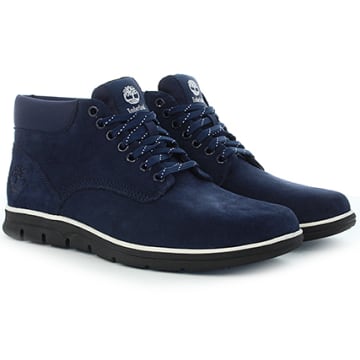 Timberland Baskets Bradstreet Chukka Leather A1LB9 Black Iris Bleu Marine LaBoutiqueOfficielle