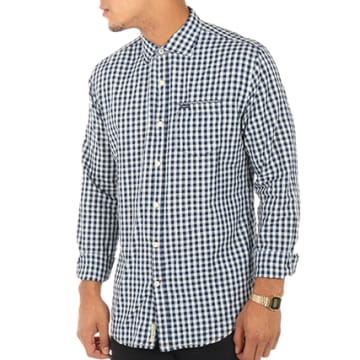 Chemise Manches Longues Pepe Jeans Homme Taille XXL - Gris/Bleu, Occasion