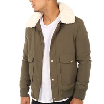 Beau Blouson moto kaki homme IXON CAMDEN taille L 👍 - Vêtements