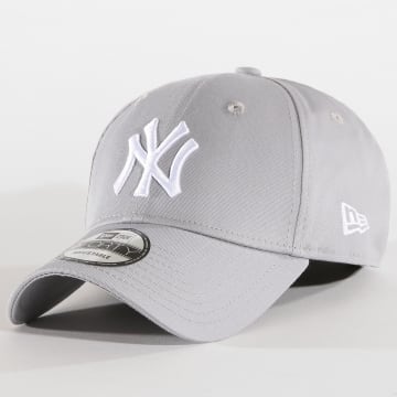 New Era - Casquette Baseball 9Forty League Basic New York Yankees Gris Blanc