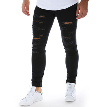  Sixth June - Jean Skinny Destroy 1404-254KD Noir