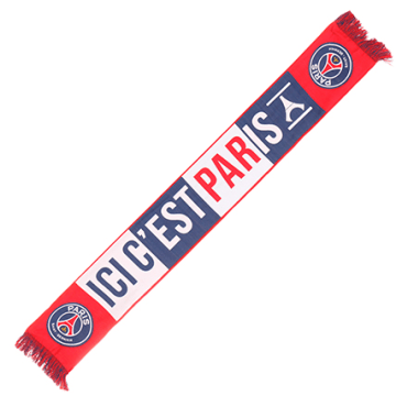 Écharpe Officielle Paris Saint-Germain - 140 Cm, En Acrylique, Produit Licencié PSG