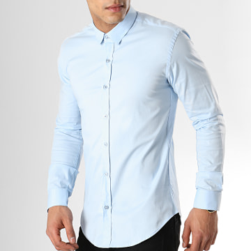 LBO - Camisa de manga larga slim fit 294 azul claro