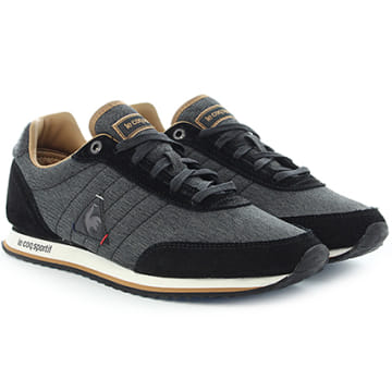 Le Coq Sportif Baskets Marsancraft 2 Tones Suede 1720384 Black Tan LaBoutiqueOfficielle
