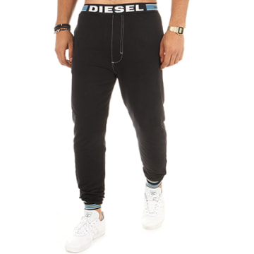 Pantalon En Cuir Véritable Diesel - Modèle L-MAC-CRK, Taille W33/L33, Noir, Coupe Regular, Neuf Avec étiquettes