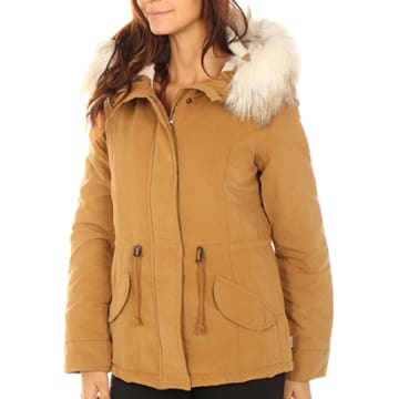 Only Parka Fourrure Femme New Lucca Camel Ryses