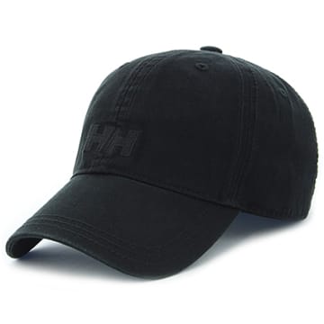Casquette Baseball Unisexe Helly Hansen – Noir, Logo Brodé – Neuf Avec étiquettes