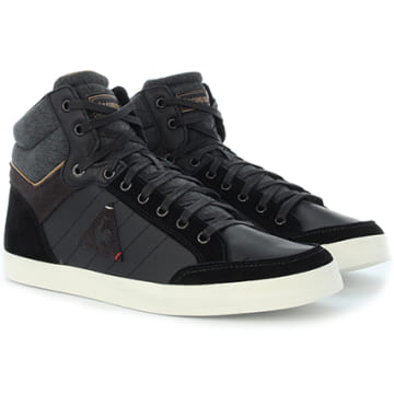Le Coq Sportif Baskets Portalet Mid Craft Lea 1720259 Noir LaBoutiqueOfficielle