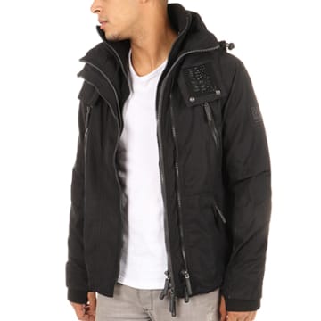 Superdry Blouson Microfibre Wind Attacker Noir Ryses