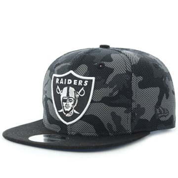 Casquette Snapback Vintage Starter Oakland Raiders - Années 90, Noir Et Gris Laine, Taille Unique