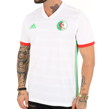 adidas Tee Shirt De Sport Alg rie Domicile BQ4519 Blanc
