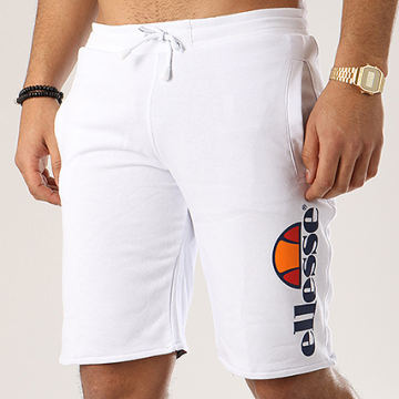 Short De Bain Boardshort Ellesse Taille 40 - Blanc Rayé - Occasion Très Bon état