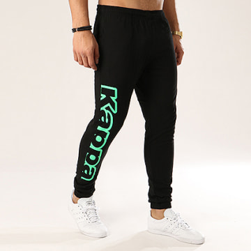 Kappa Pantalon Jogging Cesto Noir Vert Fluo LaBoutiqueOfficielle