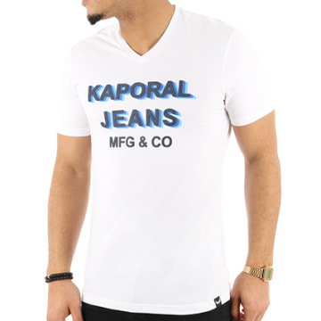 T-shirt Kaporal Loly Homme - 96% Coton, 4% élasthanne - Coupe Classique - Noir - Lavable En Machine