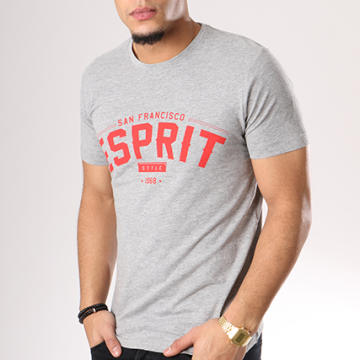 T-shirt Gris Esprit Taille XL - Occasion En Très Bon état, Col Rond