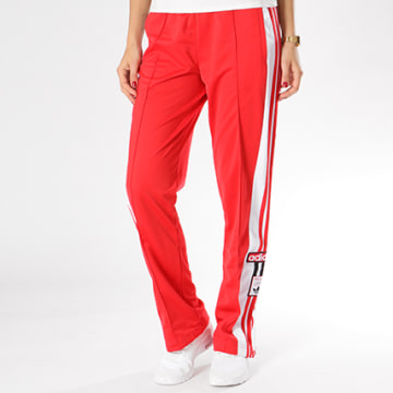 Jogging adidas rouge femme outlet