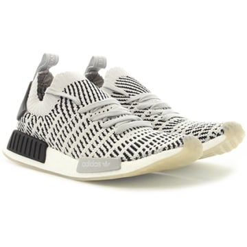 Adidas Originals Baskets NMD R1 STLT Primeknit CQ2387 Grey Core Black LaBoutiqueOfficielle