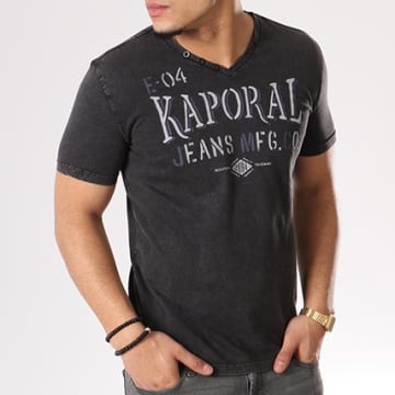 KAPORAL Linguetta Tee Shirt Donna - Modello Flap, Colore Black, Taglia XL - Collezione Inverno 2022