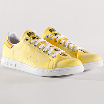 Adidas Originals Baskets HU Holi Stan Smith Pharrell Williams AC7042 Footwear White Yellow LaBoutiqueOfficielle