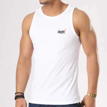 Débardeur (tank Top) Superdry Blanc - Taille M, Occasion En Très Bon état