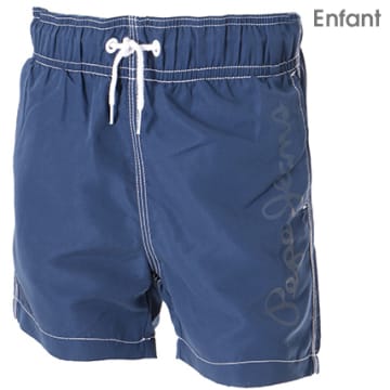 Pepe Jeans Short De Bain Enfant Guido Bleu Marine LaBoutiqueOfficielle